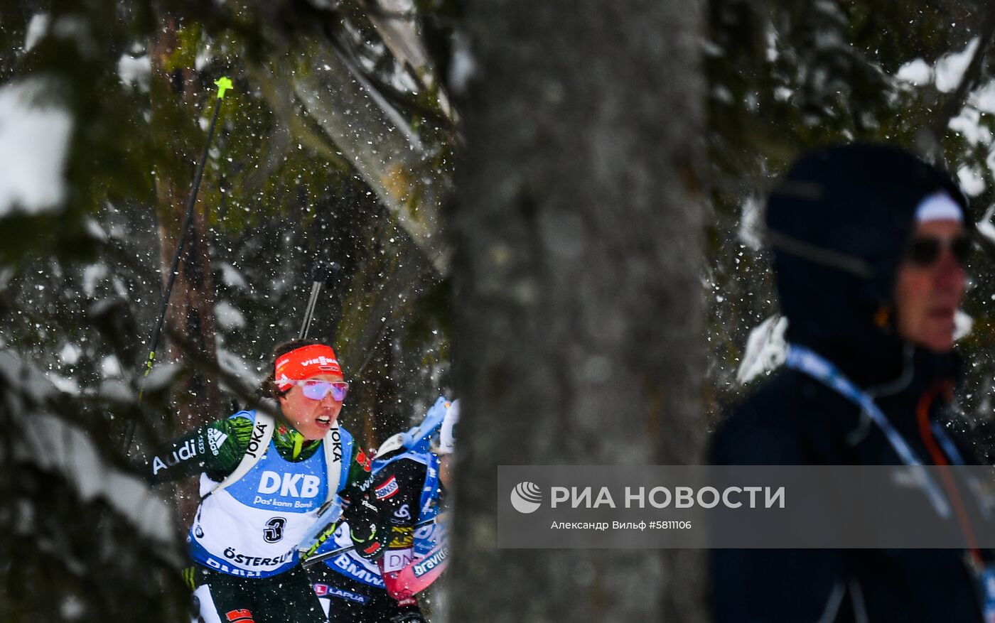 Биатлон. Чемпионат мира. Женщины. Гонка преследования