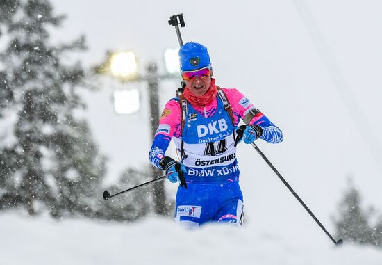 Биатлон. Чемпионат мира. Женщины. Гонка преследования