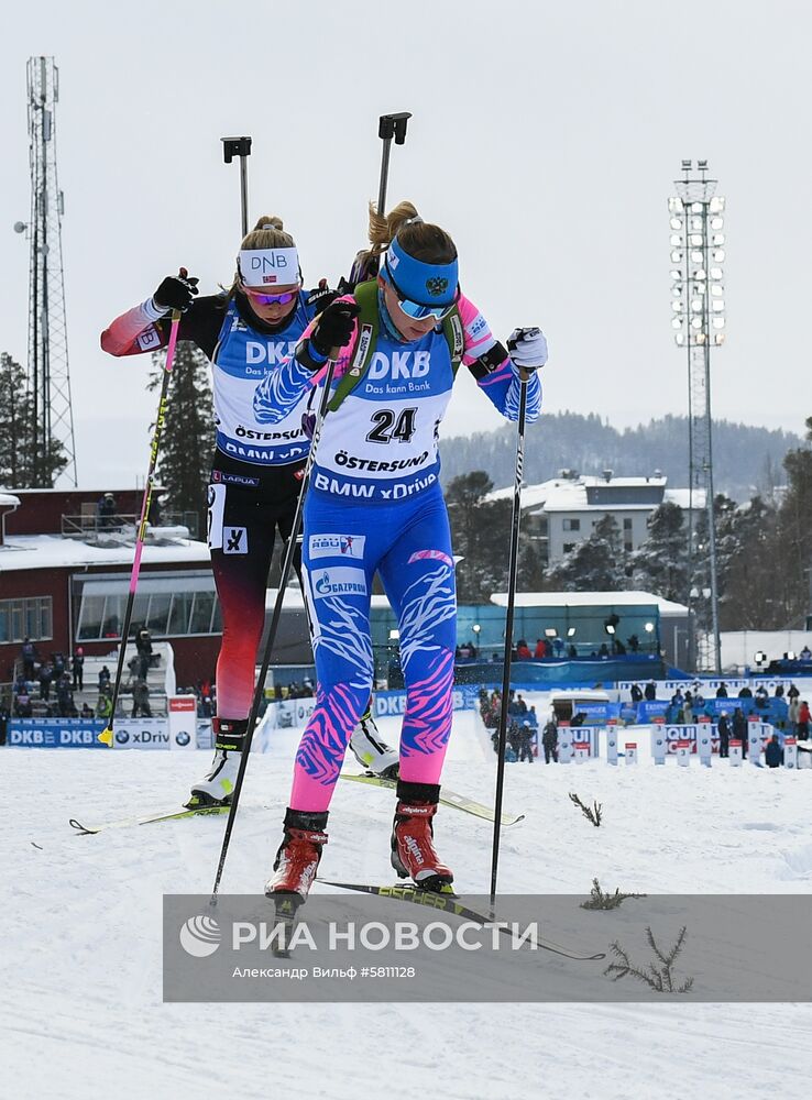 Биатлон. Чемпионат мира. Женщины. Гонка преследования