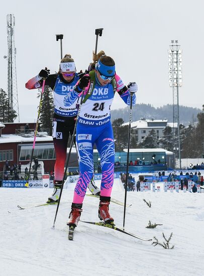 Биатлон. Чемпионат мира. Женщины. Гонка преследования