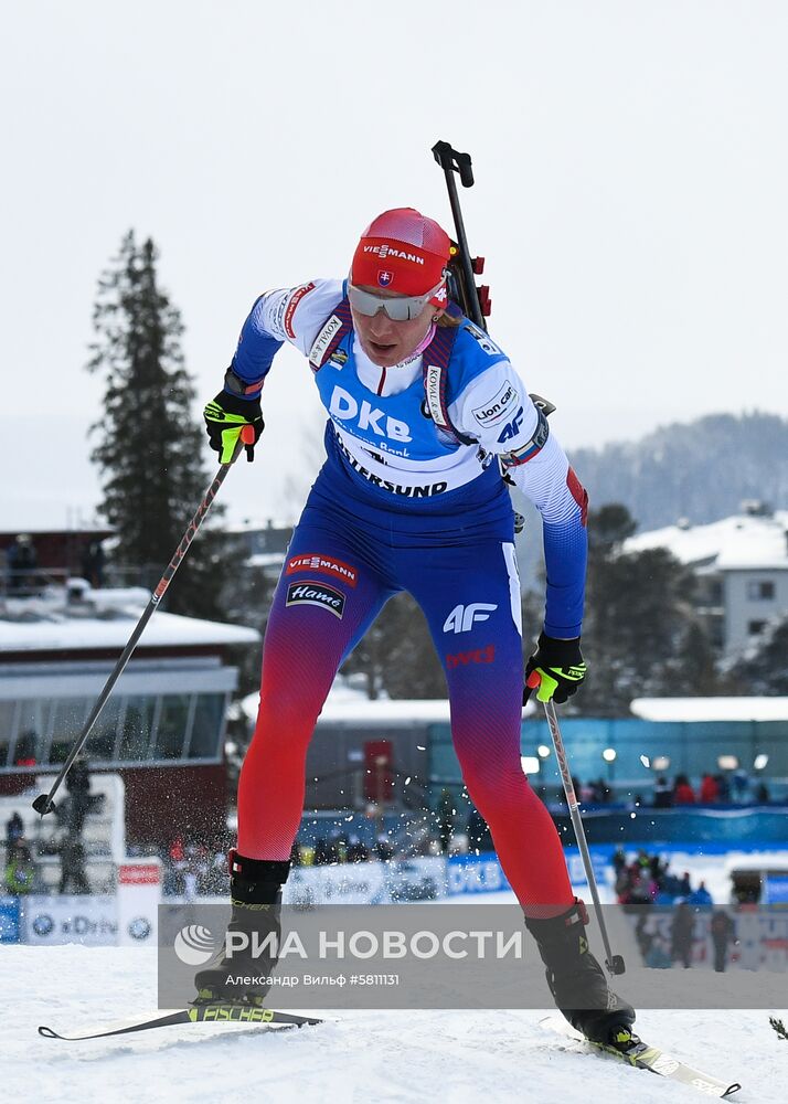 Биатлон. Чемпионат мира. Женщины. Гонка преследования