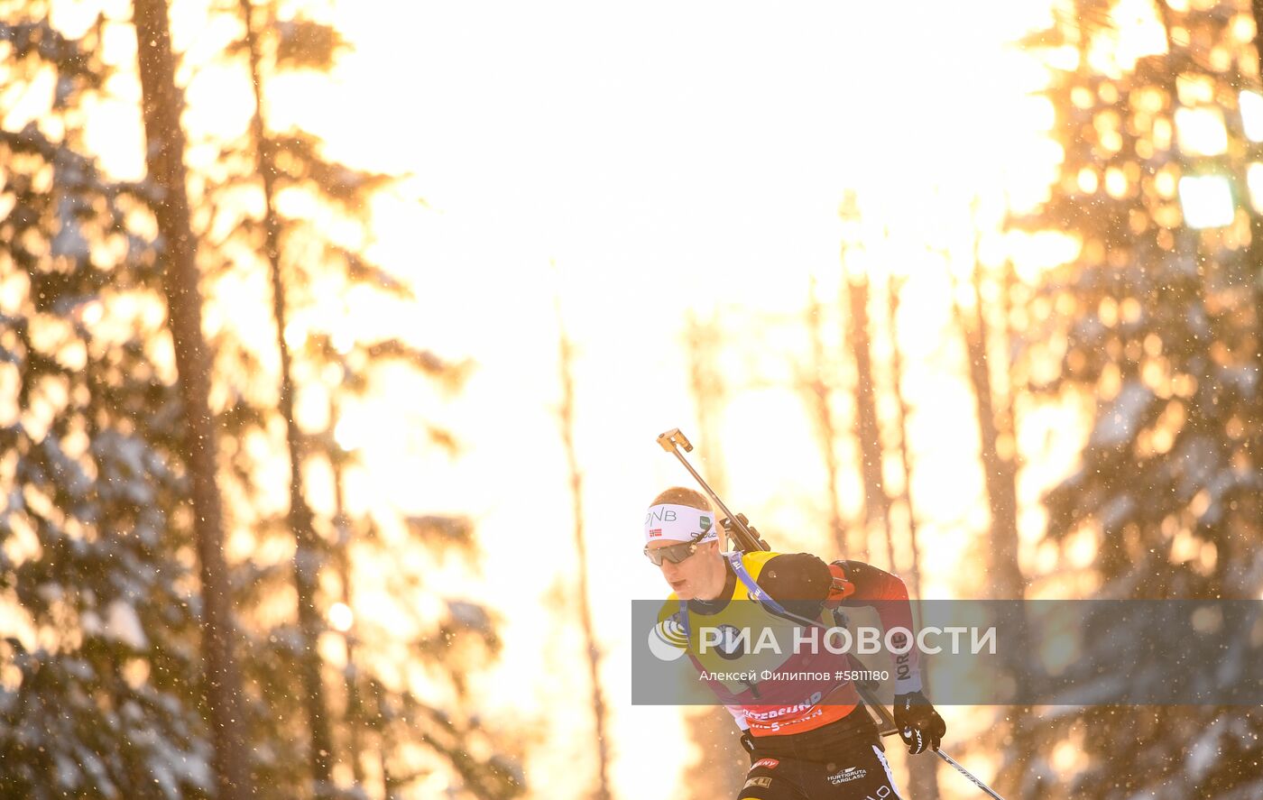 Биатлон. Чемпионат мира. Мужчины. Гонка преследования