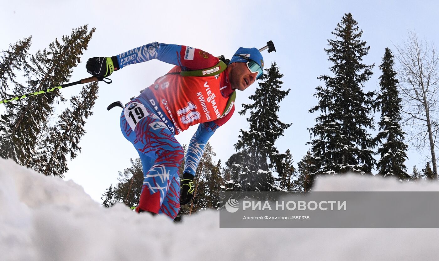 Биатлон. Чемпионат мира. Мужчины. Гонка преследования