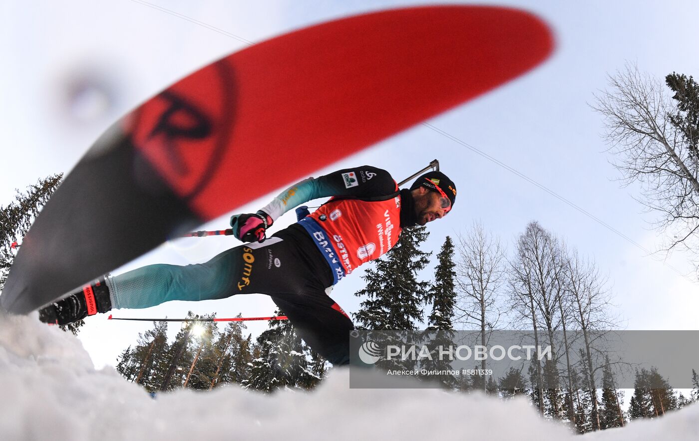 Биатлон. Чемпионат мира. Мужчины. Гонка преследования