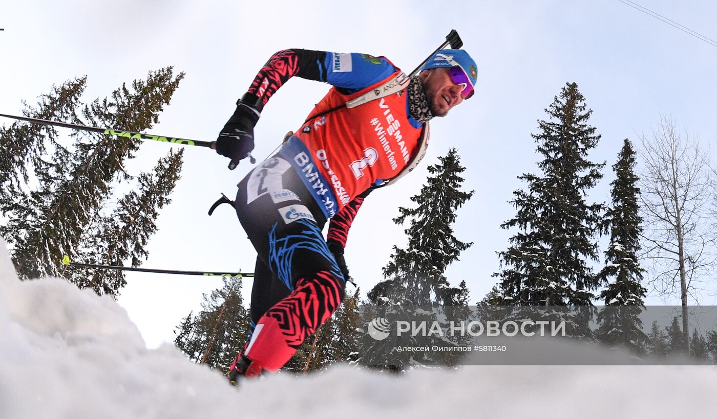Биатлон. Чемпионат мира. Мужчины. Гонка преследования