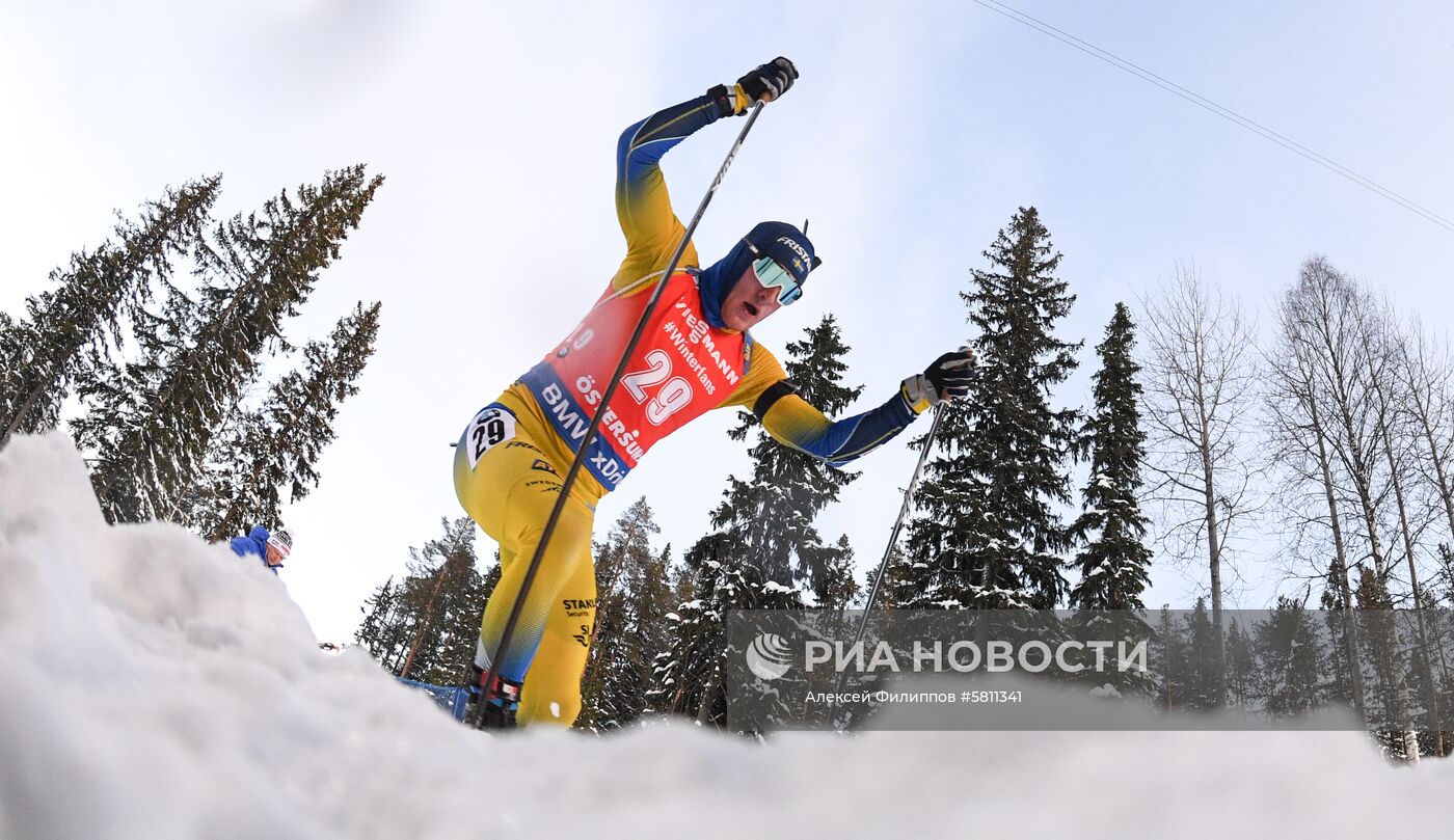 Биатлон. Чемпионат мира. Мужчины. Гонка преследования