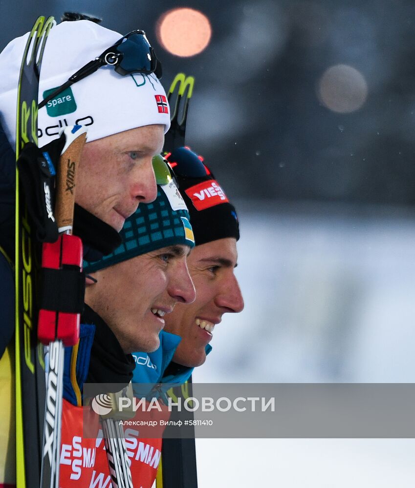 Биатлон. Чемпионат мира. Мужчины. Гонка преследования