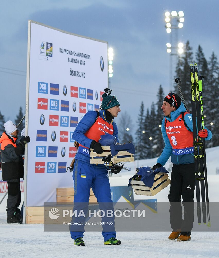 Биатлон. Чемпионат мира. Мужчины. Гонка преследования