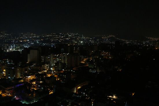 Отключение электричества в Каракасе