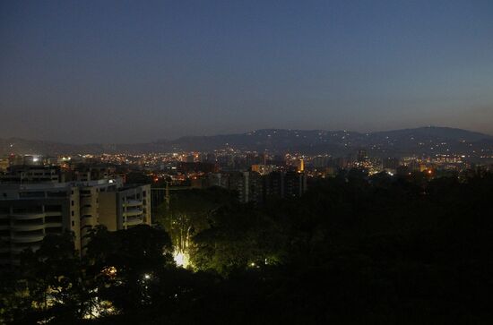 Отключение электричества в Каракасе