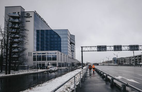 Мэр Москвы С. Собянин посетил Внуково