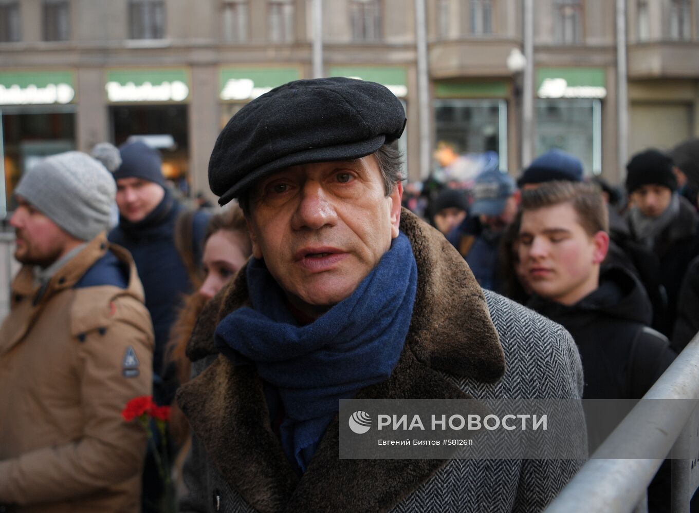 Прощание с актером В. Этушем