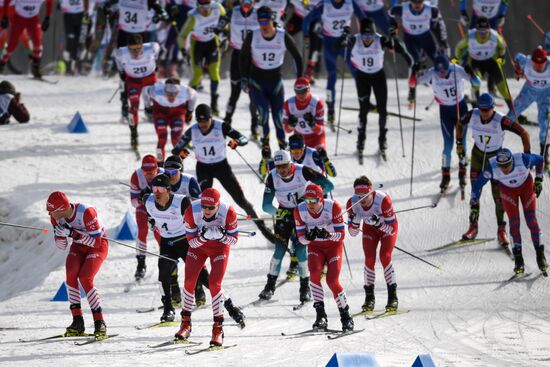 Универсиада-2019. Лыжные гонки. Мужчины. Масс-старт