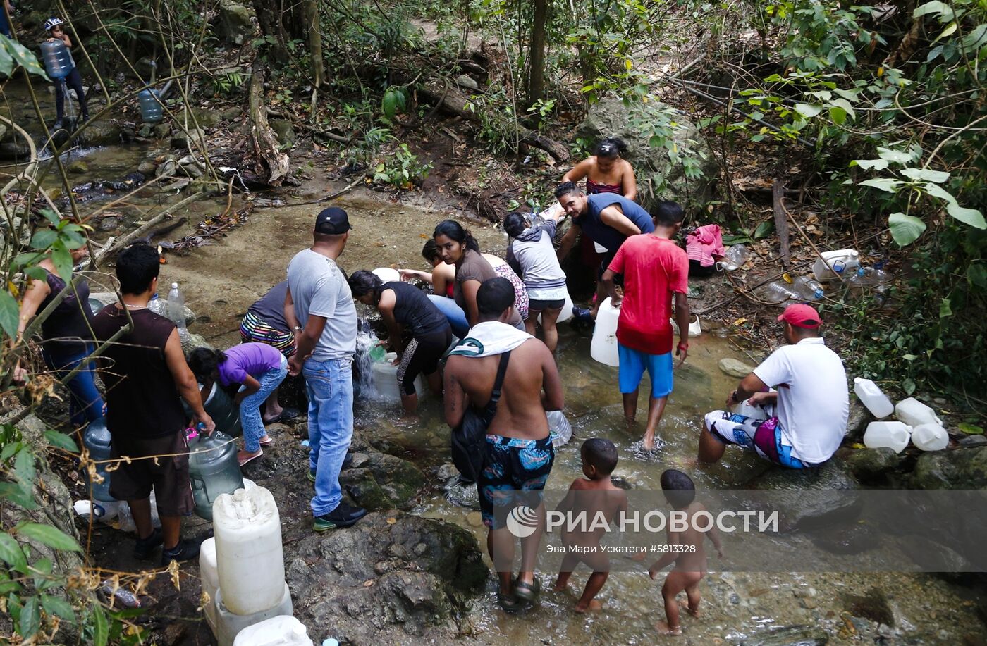 Отключение электричества и воды в Каракасе