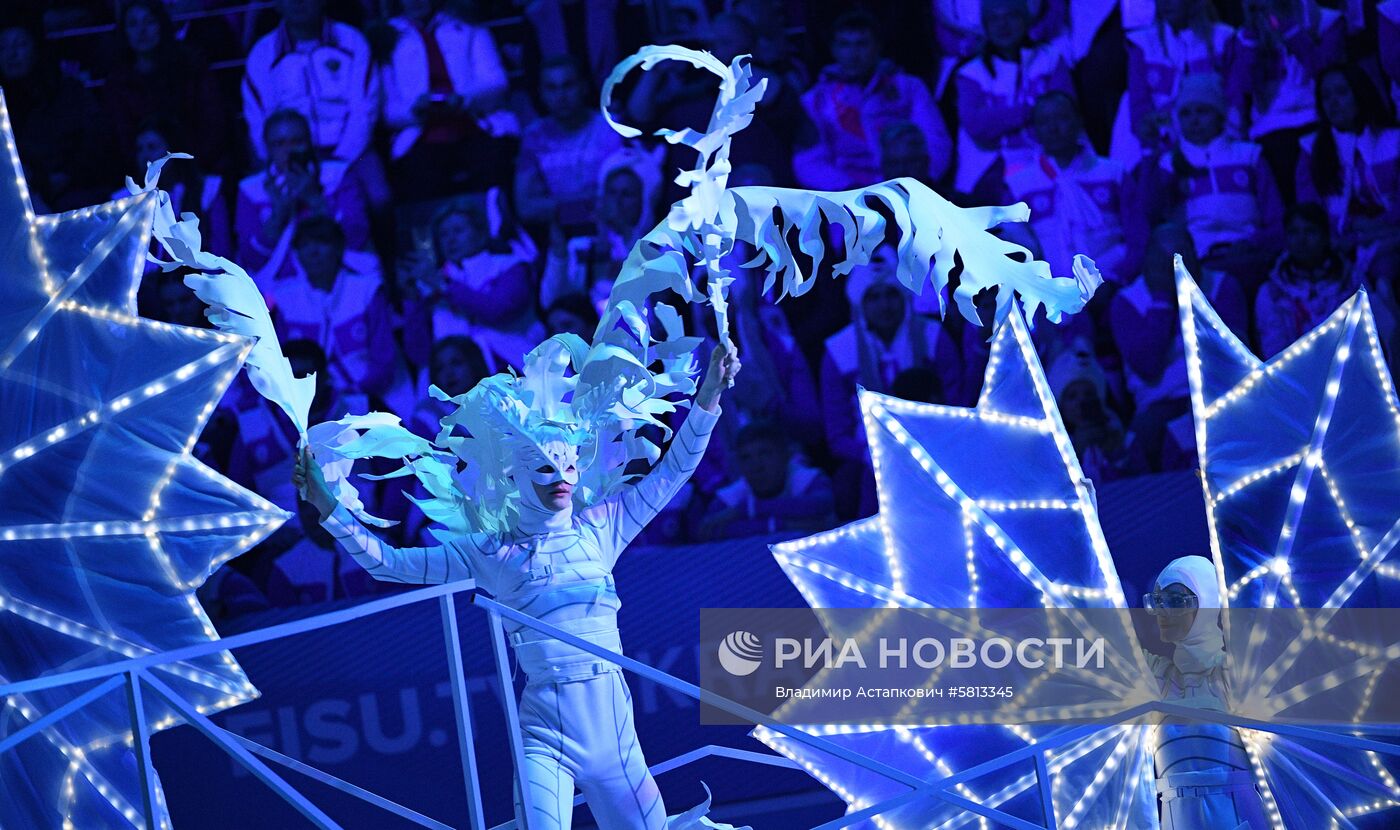 Церемония закрытия XXIX Всемирной зимней Универсиады 2019