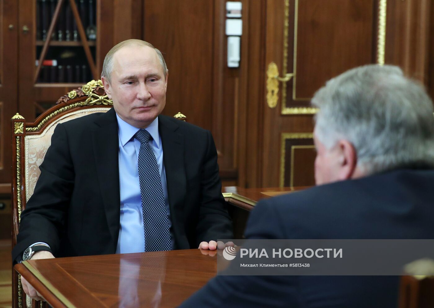 Президент РФ В. Путин встретился с руководителем Курчатовского института М. Ковальчуком