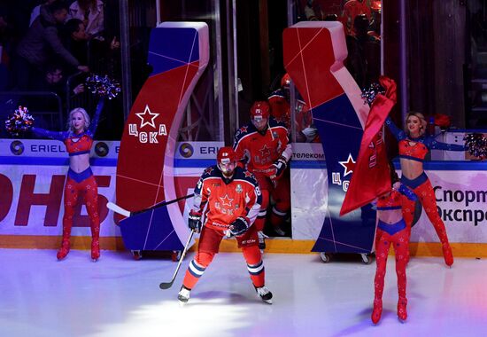 Хоккей. КХЛ. Матч ЦСКА - "Динамо" (Москва)