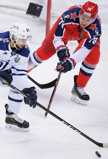 Хоккей. КХЛ. Матч ЦСКА - "Динамо" (Москва)