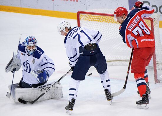 Хоккей. КХЛ. Матч ЦСКА - "Динамо" (Москва)