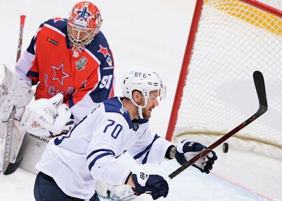 Хоккей. КХЛ. Матч ЦСКА - "Динамо" (Москва)