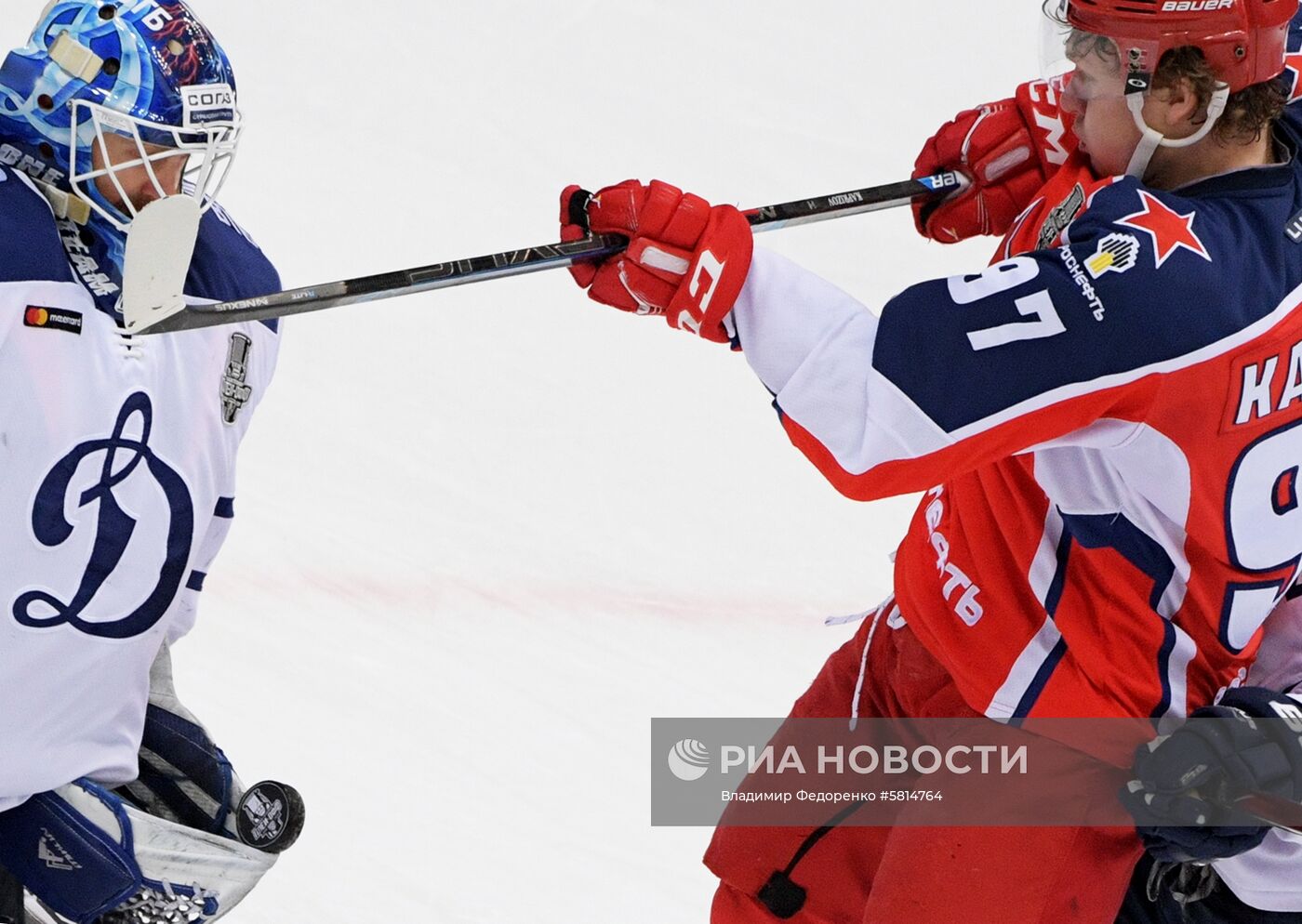 Хоккей. КХЛ. Матч ЦСКА - "Динамо" (Москва)