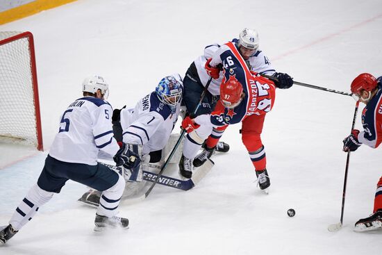 Хоккей. КХЛ. Матч ЦСКА - "Динамо" (Москва)