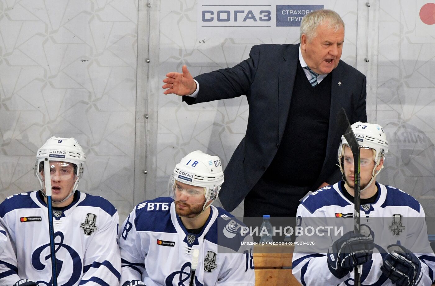 Хоккей. КХЛ. Матч ЦСКА - "Динамо" (Москва)