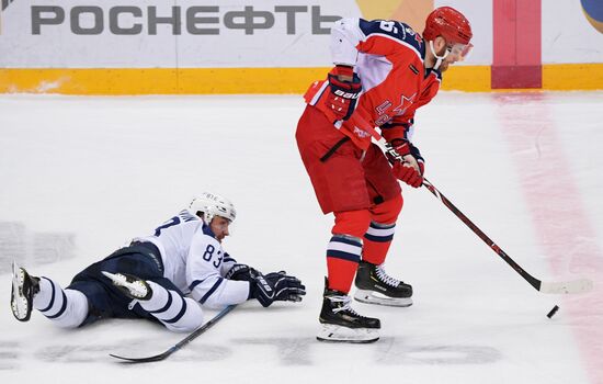 Хоккей. КХЛ. Матч ЦСКА - "Динамо" (Москва)