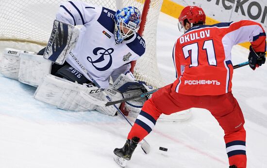 Хоккей. КХЛ. Матч ЦСКА - "Динамо" (Москва)