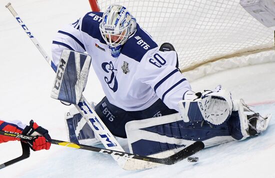 Хоккей. КХЛ. Матч ЦСКА - "Динамо" (Москва)