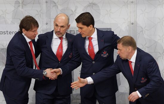 Хоккей. КХЛ. Матч ЦСКА - "Динамо" (Москва)