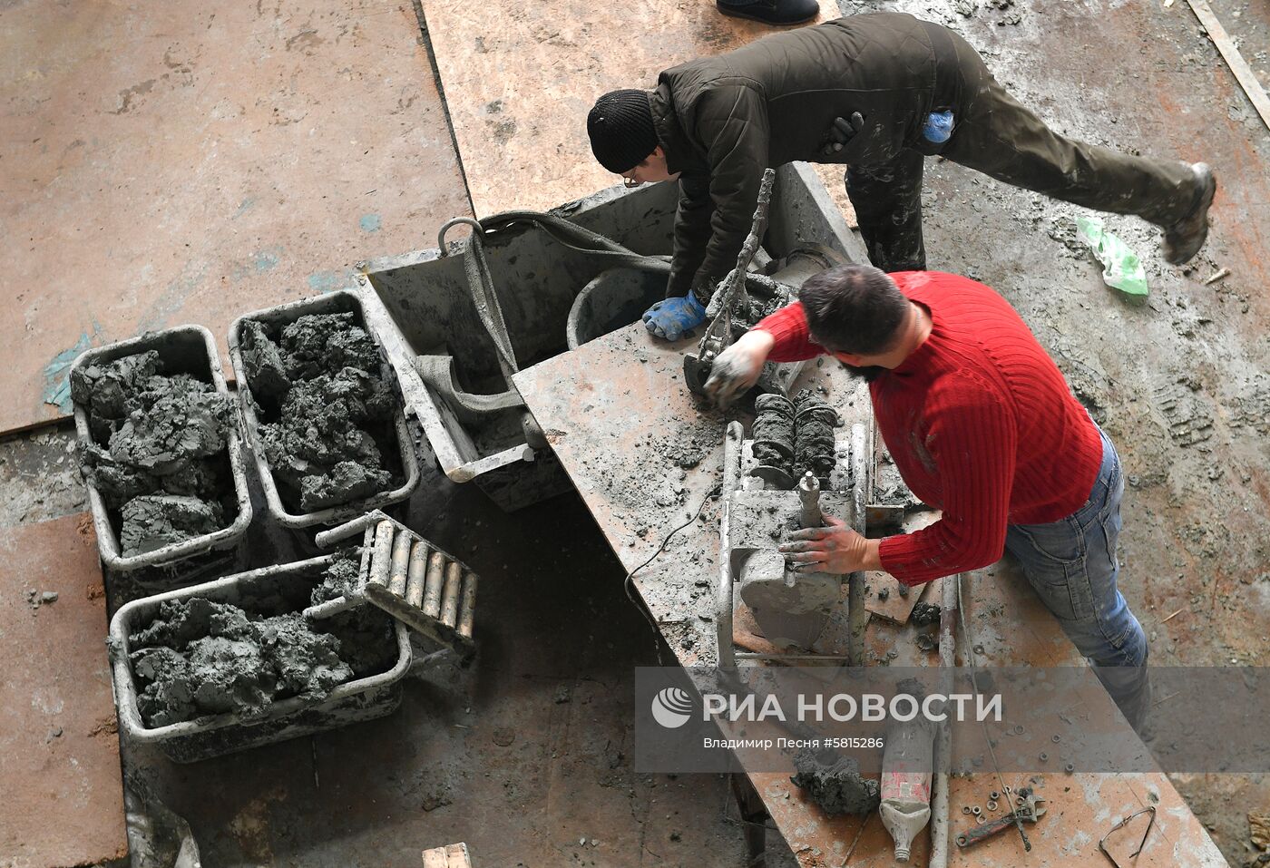 Модель центральной фигуры Ржевского мемориала Советскому солдату