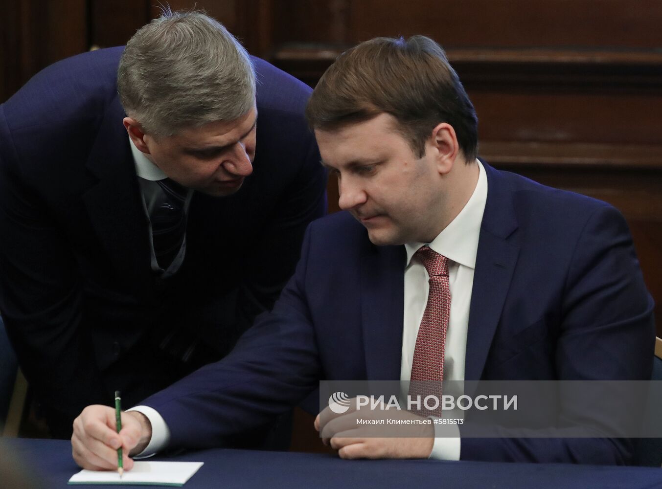 Президент РФ В. Путин провел встречу с членами бюро РСПП