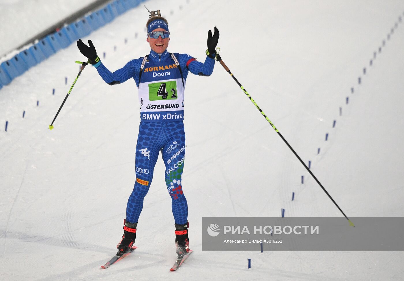 Биатлон. Чемпионат мира. Одиночная смешанная эстафета