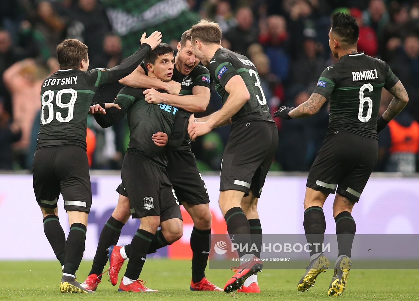 Футбол. Лига Европы. Матч "Краснодар" - "Валенсия"