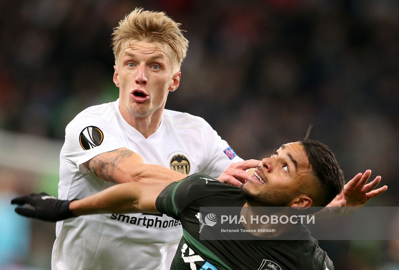 Футбол. Лига Европы. Матч "Краснодар" - "Валенсия"