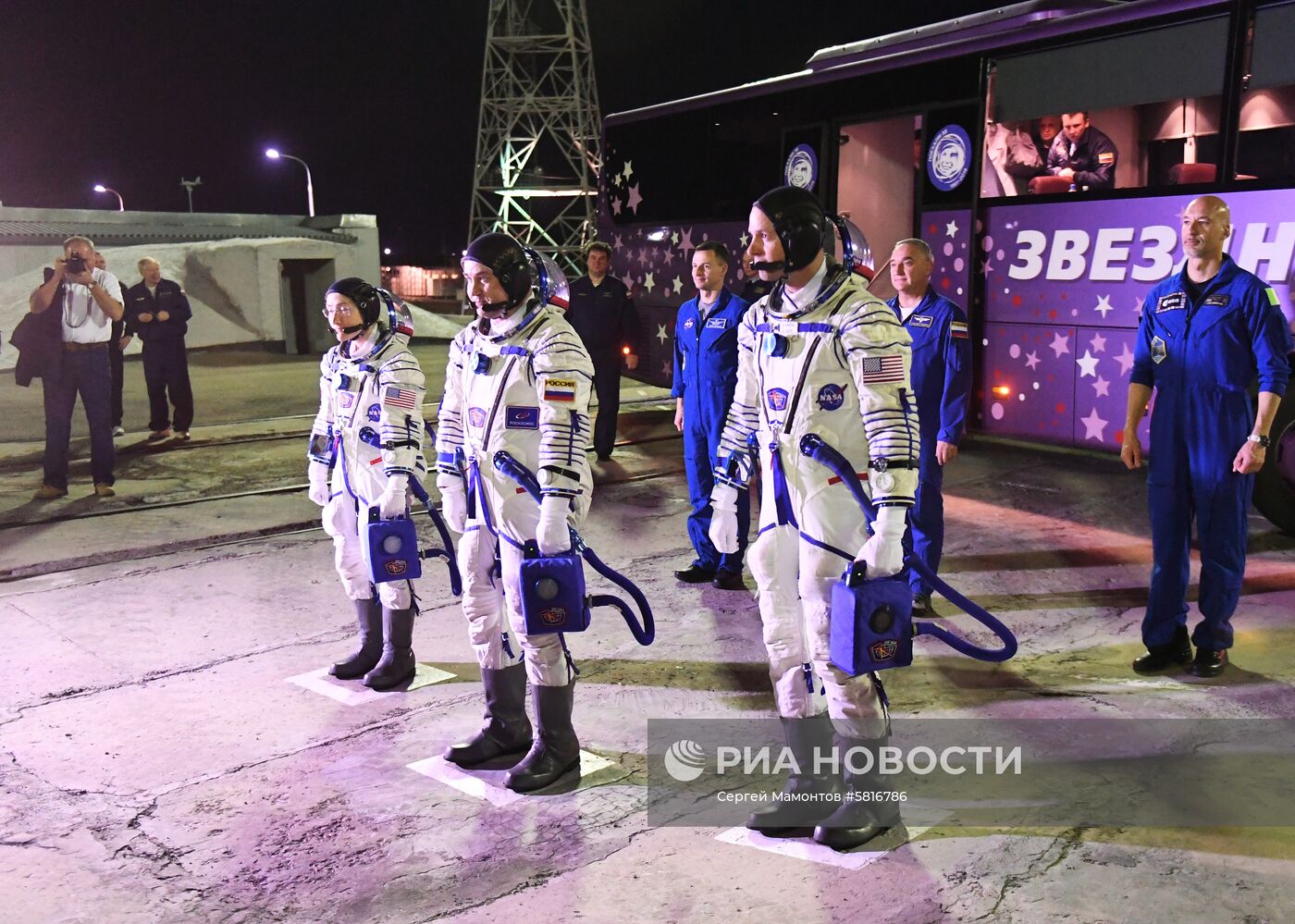 Старт пилотируемого корабля "Союз МС-12"