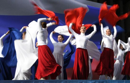 Празднование 5-й годовщины воссоединения Крыма с Россией