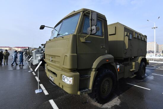 Презентация новой техники и вооружения Росгвардии