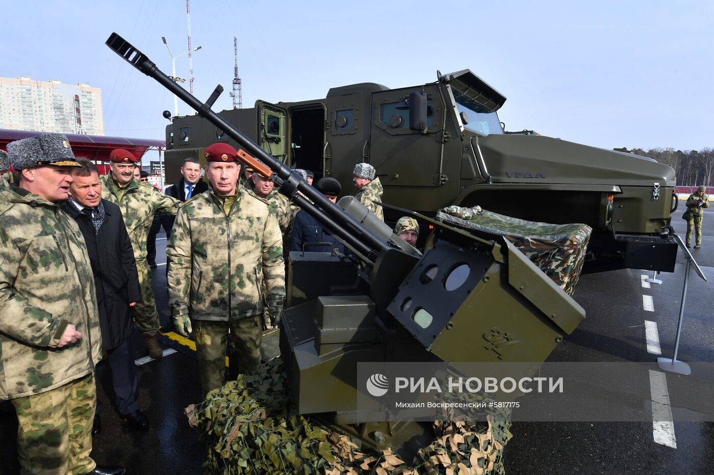 Презентация новой техники и вооружения Росгвардии