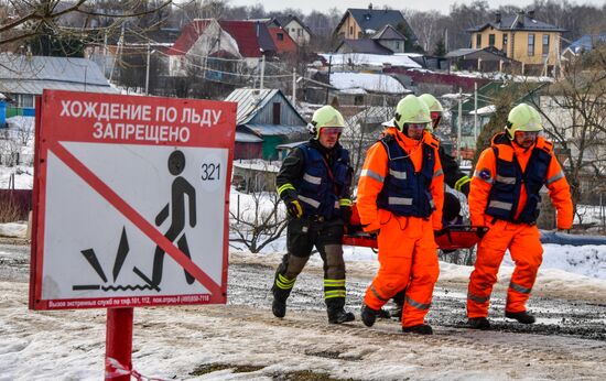 Показательные тактические учения по ликвидации чрезвычайной ситуации