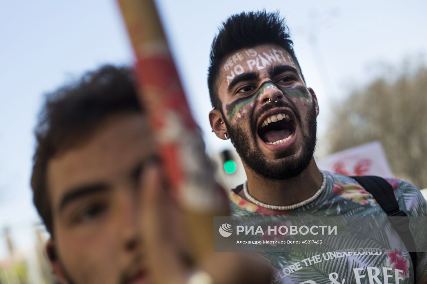 Акция Fridays For Future в Мадриде