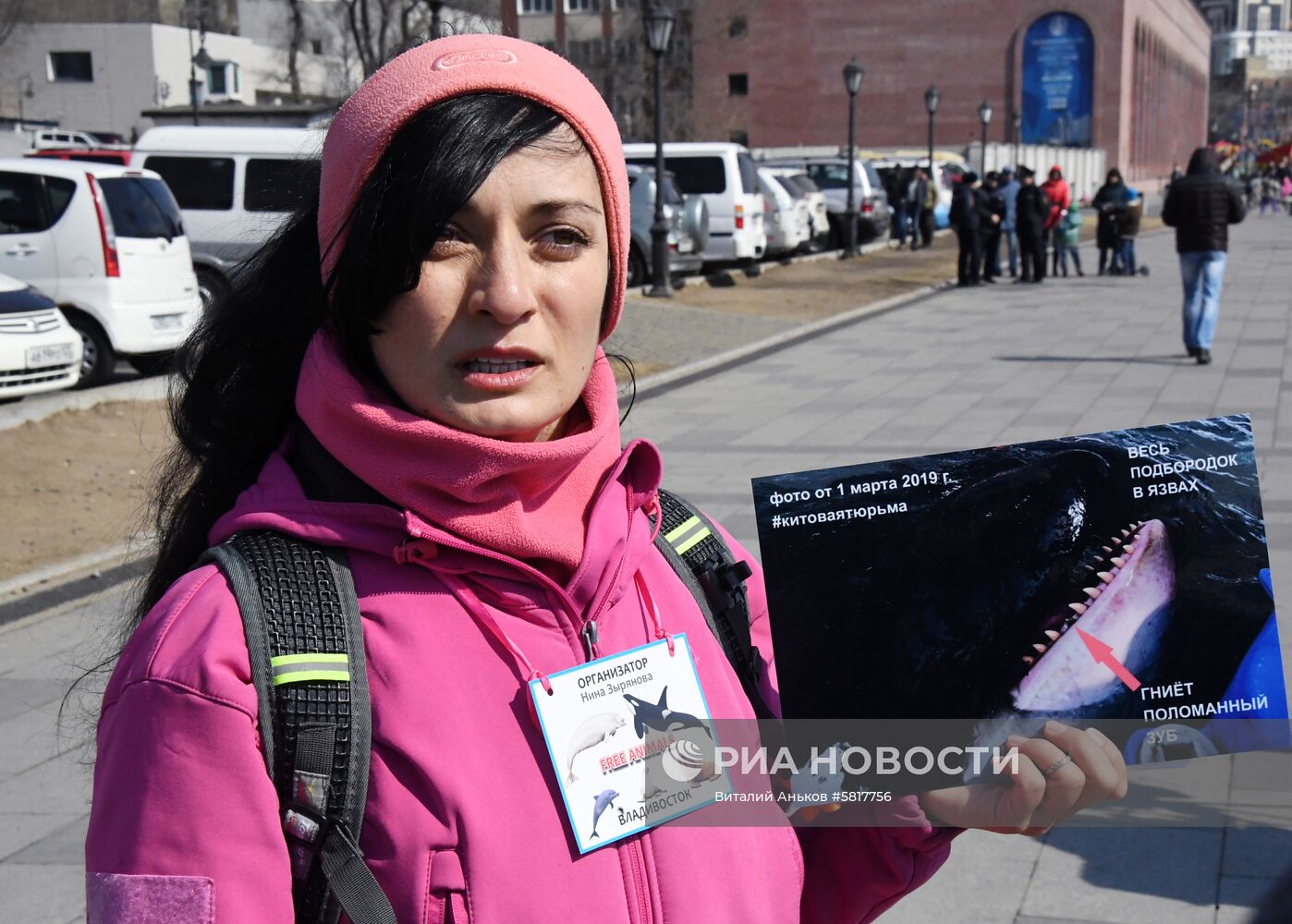 Пикет в защиту приморских белух и косаток