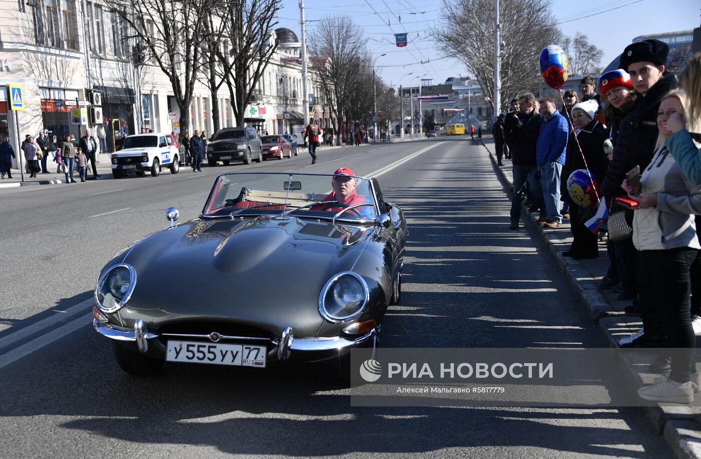 Автопробег мотоклуба "Ночные волки" в Крыму