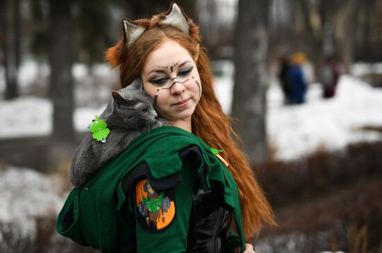 Парад в честь празднования Дня Св. Патрика