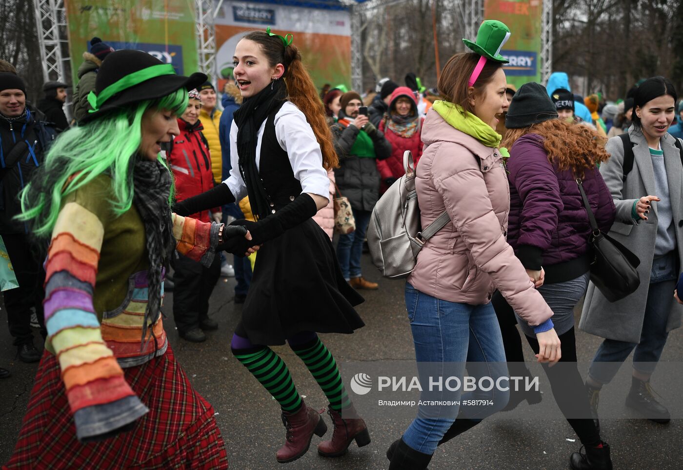 Парад в честь празднования Дня Св. Патрика