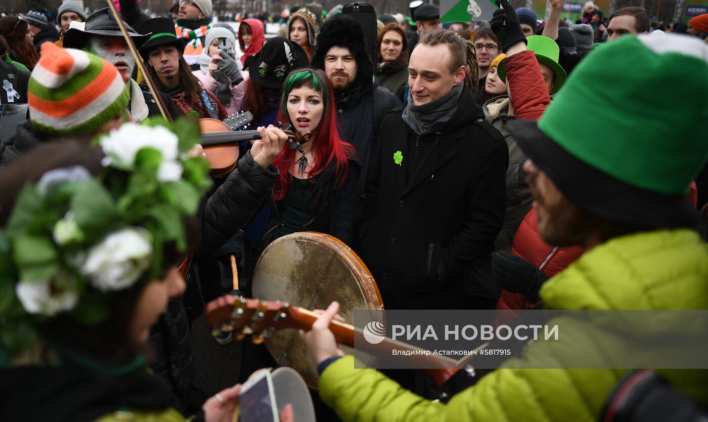 Парад в честь празднования Дня Св. Патрика