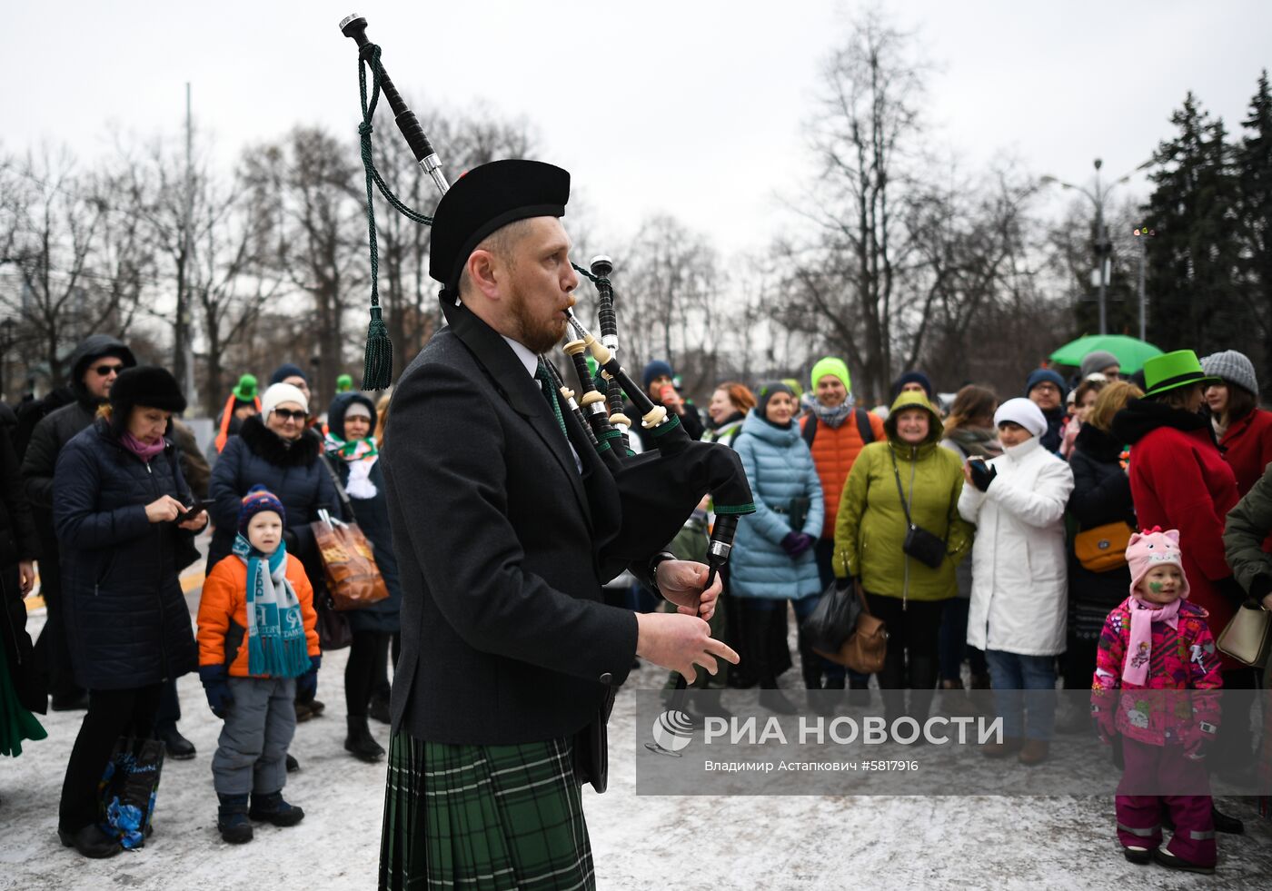 Парад в честь празднования Дня Св. Патрика