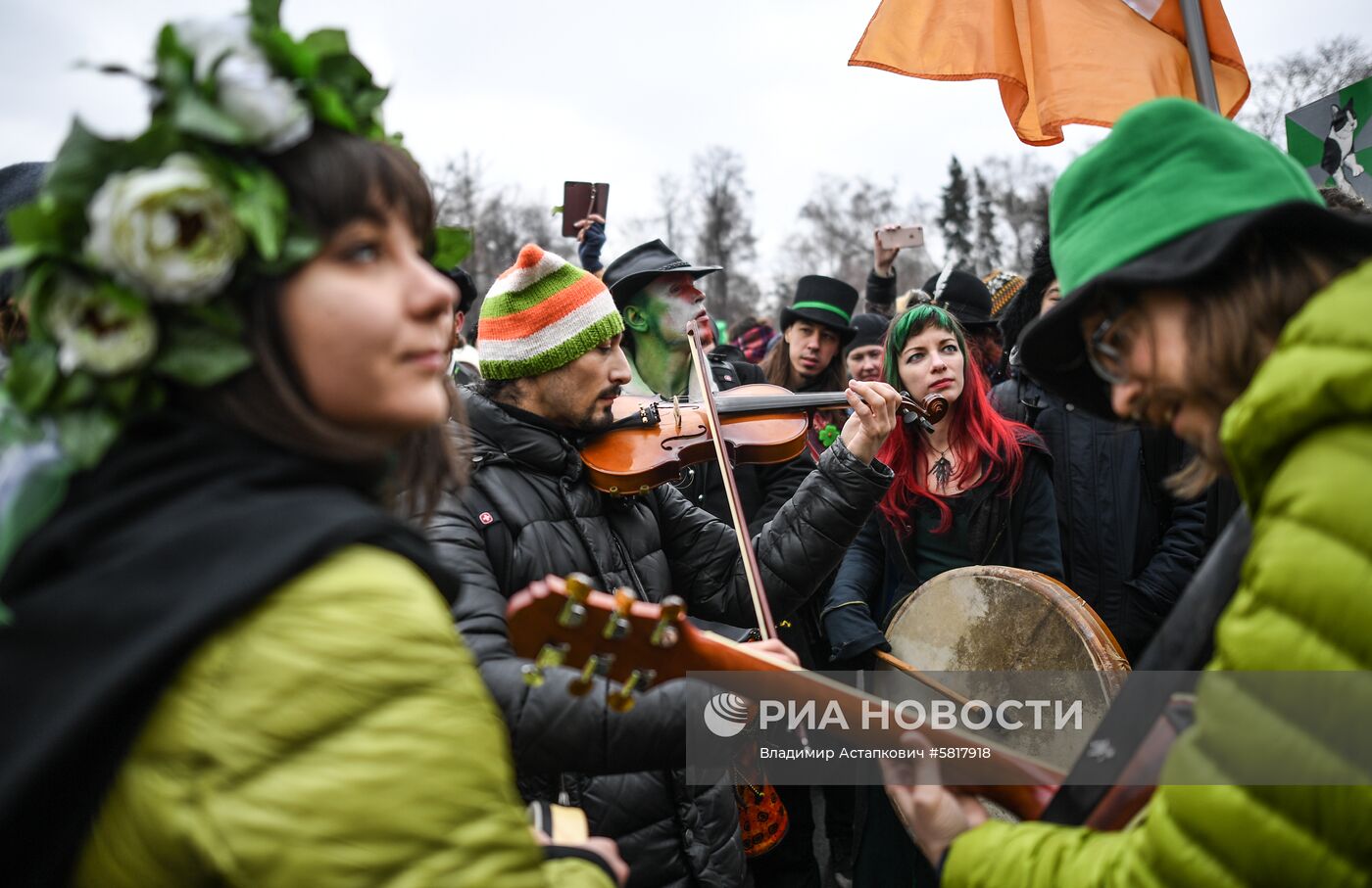 Парад в честь празднования Дня Св. Патрика