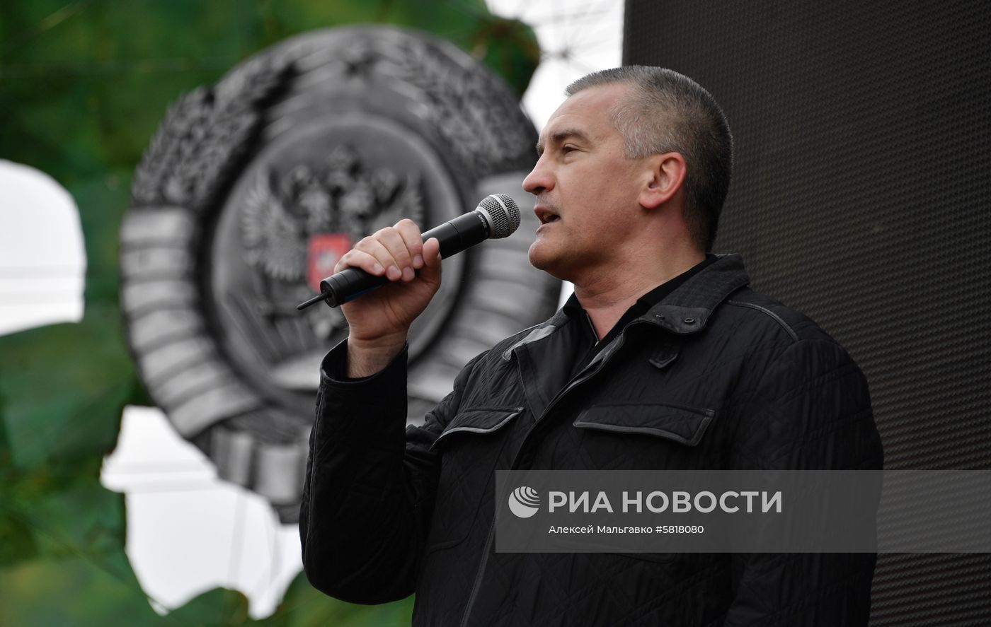 Автопробег мотоклуба "Ночные волки" в Крыму